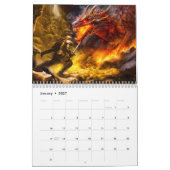 Legends of the Nibelungen Epic Saga 2026 Calendar カレンダー (1月 2027)