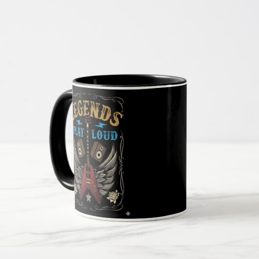 Legends Play Loud, Mug マグカップ (正面左)