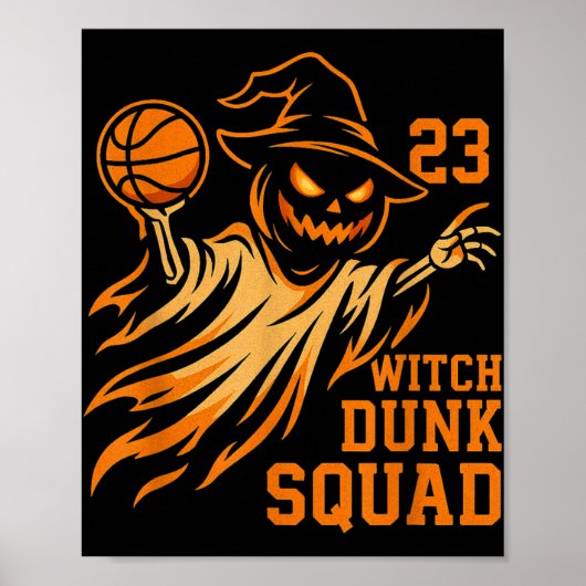Legends Wear 23 Halloween Witch Dunk Squad Basketb ポスター (正面)