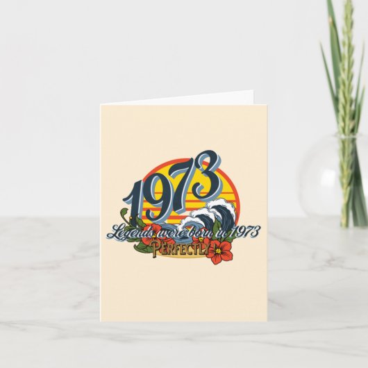 legends were born in 1973   招待状 (正面)