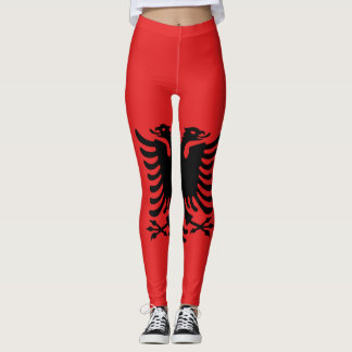 leggingをくまなくアルバニアの旗 レギンス