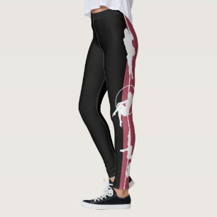 leggingポーランド人のフィットネスのシルエット: LPFの募金活動 レギンス
