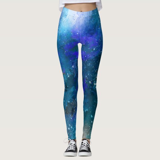legging抽象美術のデザイン レギンス (正面)