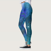 legging抽象美術のデザイン レギンス (左)