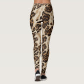 Legging Animal Print Beige Estampado レギンス (裏面)