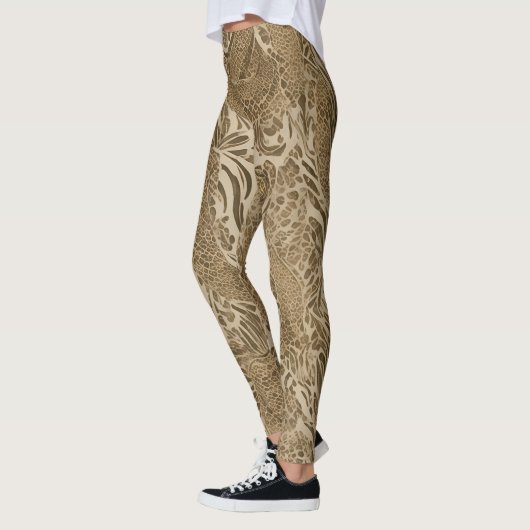 Legging Animal Print Serpiente レギンス (左)