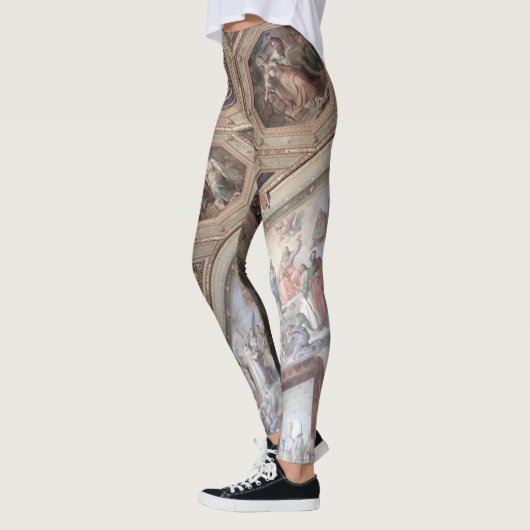 legging art of Vatican レギンス (左)