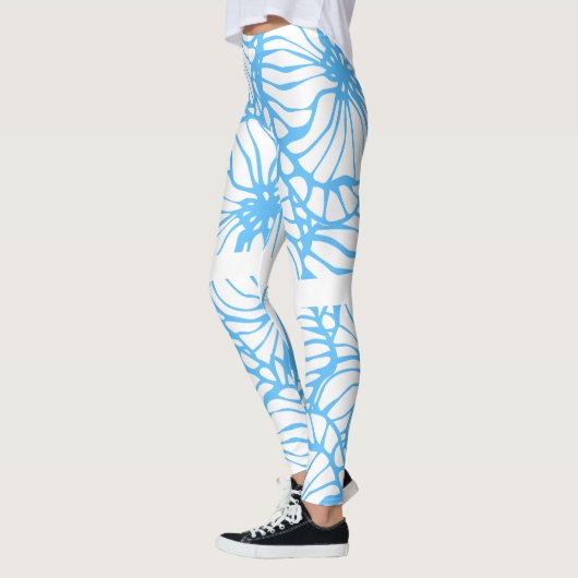 Legging bariolé レギンス (左)