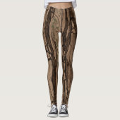 Legging Camo Madera - Diseño y Estilo Único レギンス (正面)