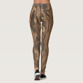 Legging Camo Madera - Diseño y Estilo Único レギンス (裏面)