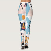 legging chiens style picasso レギンス (裏面)