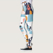 legging chiens style picasso レギンス (左)