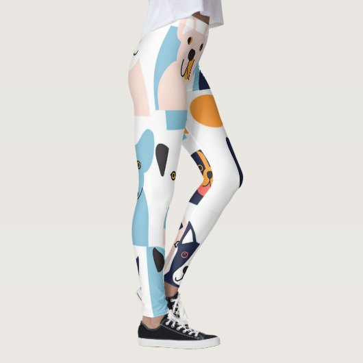 legging chiens style picasso レギンス (右)