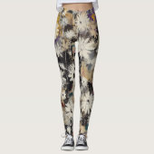 Legging Destroyed Floral Collage レギンス (正面)