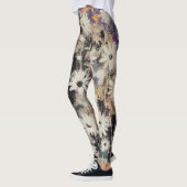 Legging Destroyed Floral Collage レギンス (左)