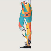 legging dogs style picasso レギンス (左)