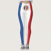 legging drapeau france laïcité レギンス (正面)