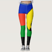 Legging Drapeau Kanak レギンス (正面)