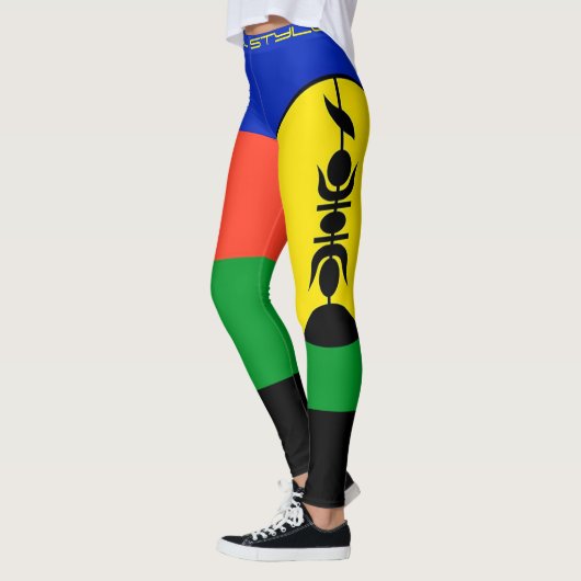Legging Drapeau Kanak レギンス (左)