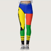 Legging Drapeau Kanak レギンス (正面)