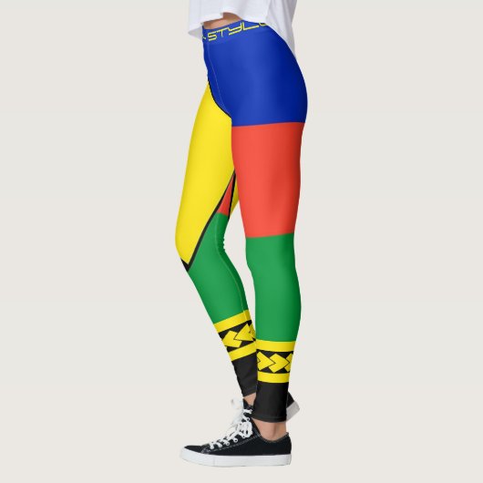 Legging Drapeau Kanak レギンス (左)