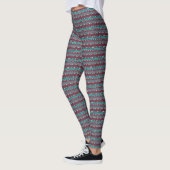 Legging estampada geo colores レギンス (左)