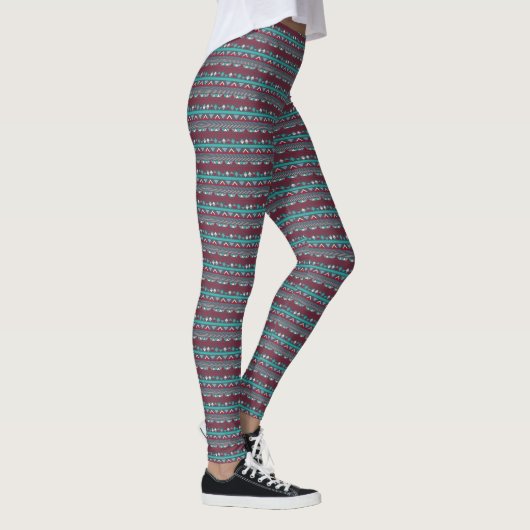 Legging estampada geo colores レギンス (右)