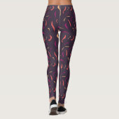 Legging estampada violeta レギンス (裏面)