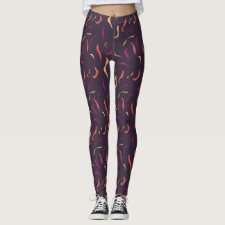 Legging estampada violeta レギンス