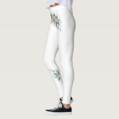 legging fleurs レギンス (左)