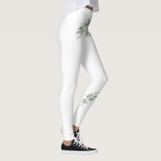 legging fleurs レギンス (右)