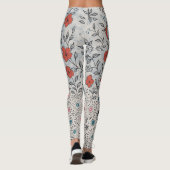 Legging florais artístico レギンス (裏面)