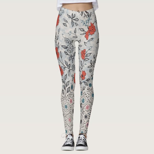 Legging florais artístico レギンス (正面)