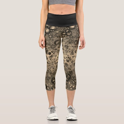 legging imprimé tendance カプリレギンス (正面)