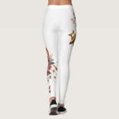 legging key and flowers レギンス (裏面)