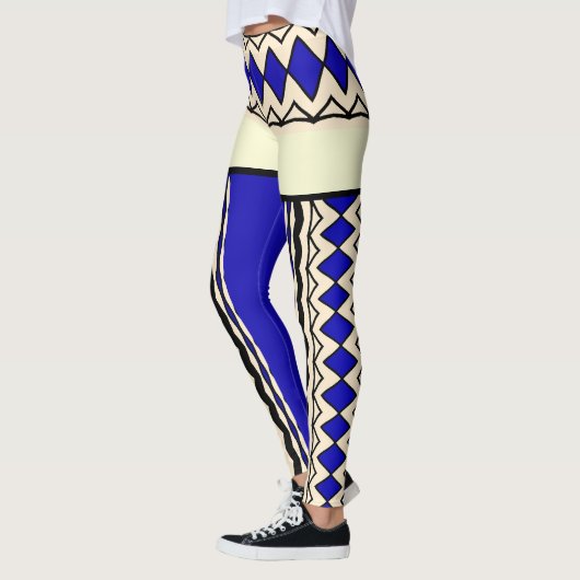 legging motif africain レギンス (左)