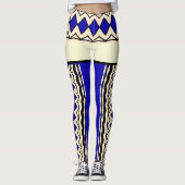 legging motif africain レギンス (正面)