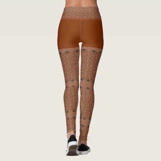 legging motif africain レギンス (裏面)