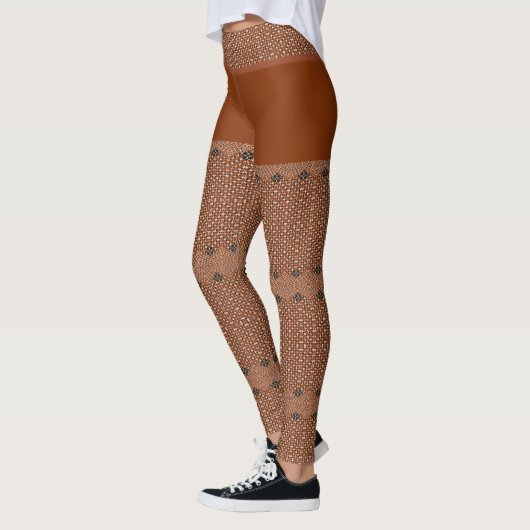 legging motif africain レギンス (左)