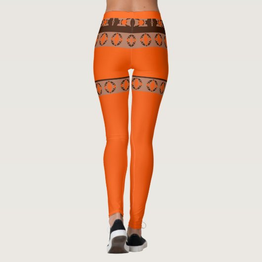 legging motif africain レギンス (裏面)
