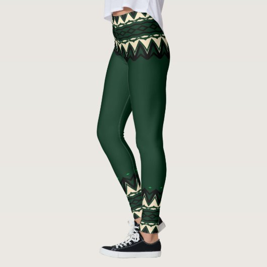 legging motif africain レギンス (左)