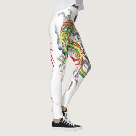 legging motif dragon chinois レギンス (右)