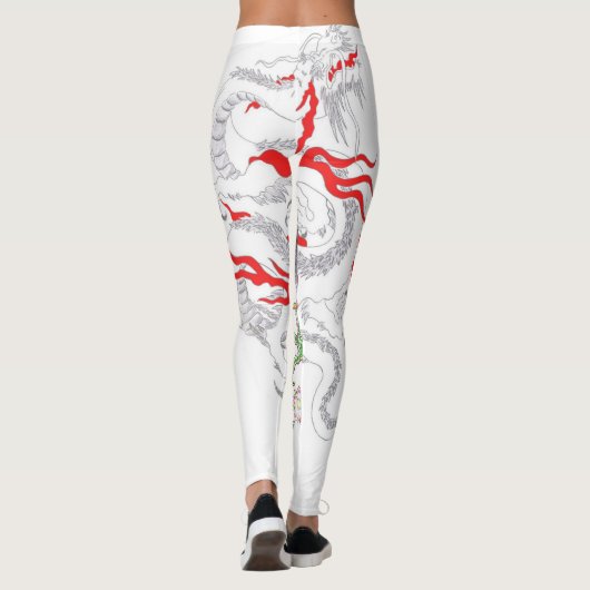 legging motif dragon chinois レギンス (裏面)