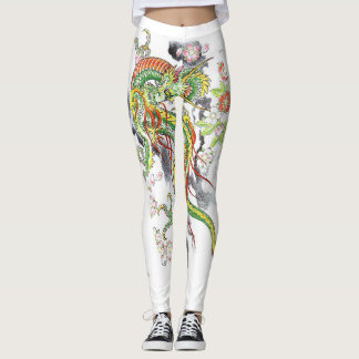 legging motif dragon chinois レギンス