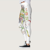 legging motif dragon chinois レギンス (左)