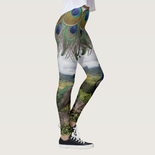legging peacock レギンス (右)