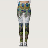 legging peacock レギンス (正面)
