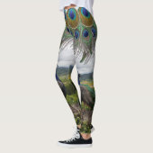legging peacock レギンス (左)