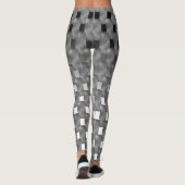 Legging preta e branco, e placas cinza sobre? レギンス (裏面)