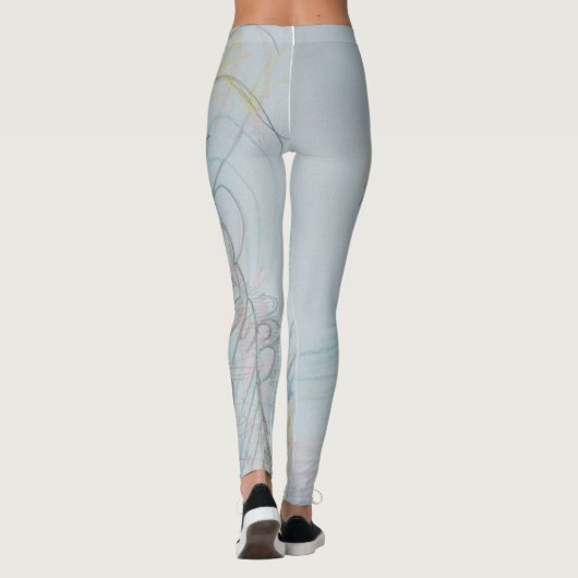 Legging: print Swans レギンス (裏面)
